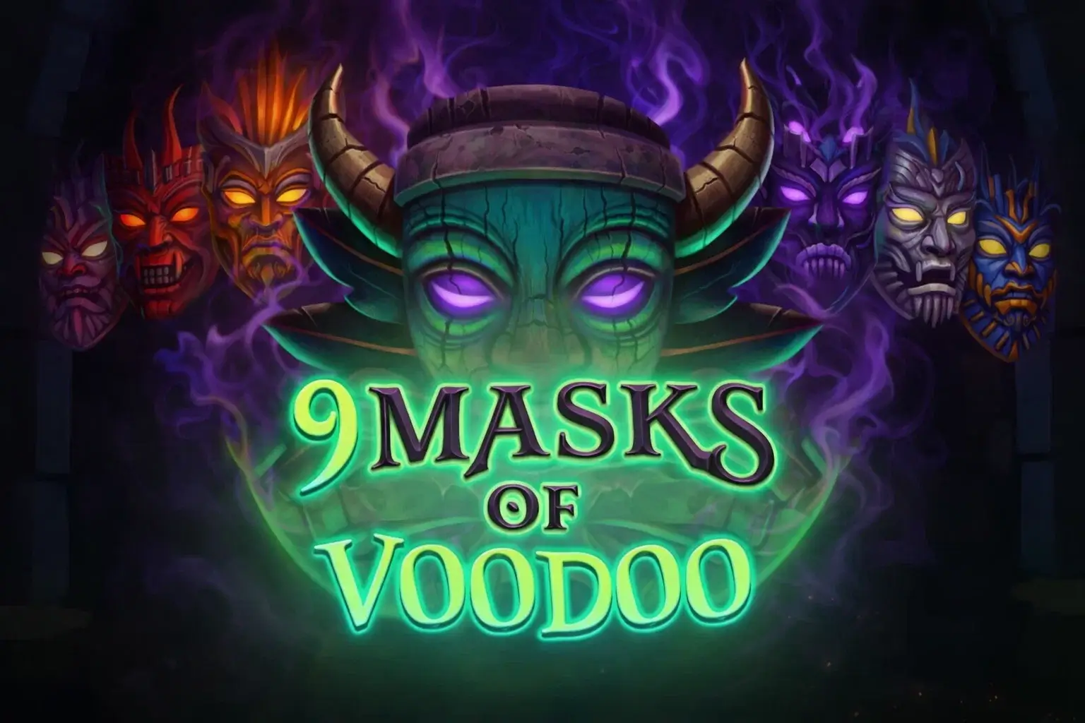 9 Masks of Voodoo Game Banner