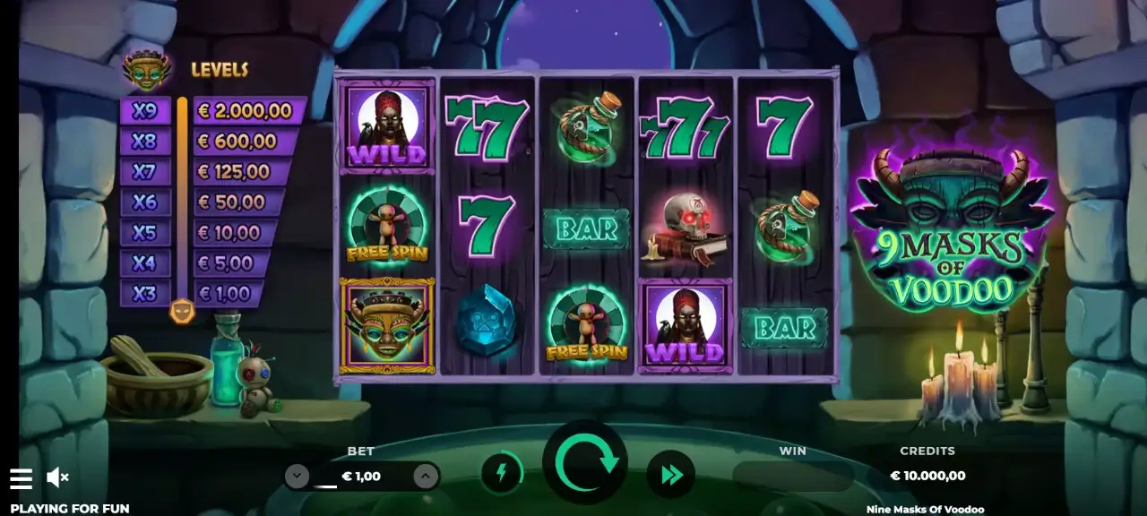 9 Masks of Voodoo Game Screenshot