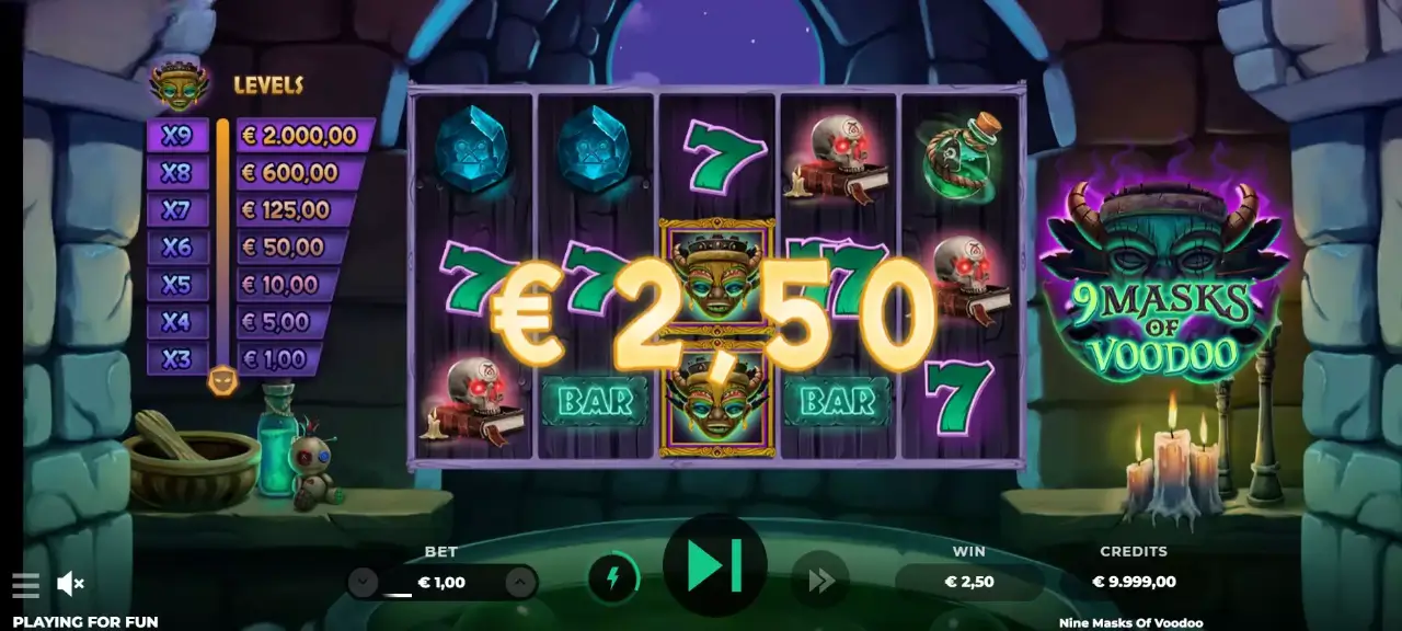 9 Masks of Voodoo Game Screenshot