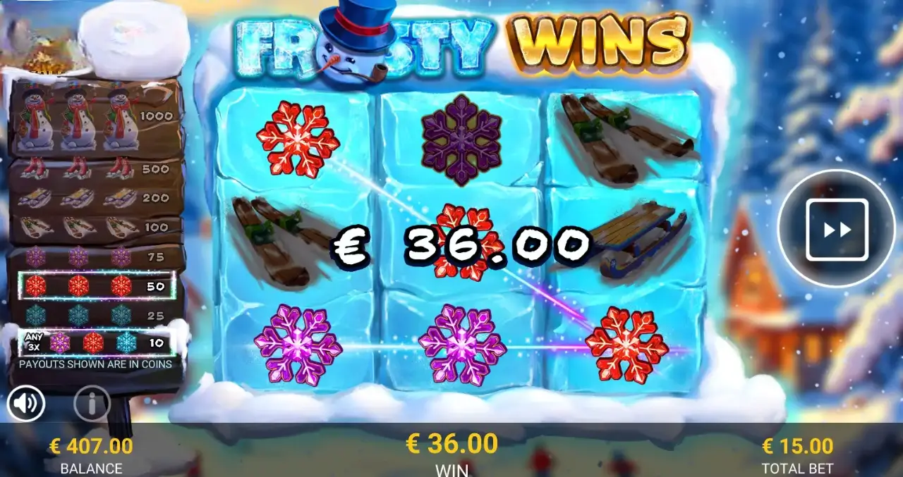 Frosty Wins Game Screenshot