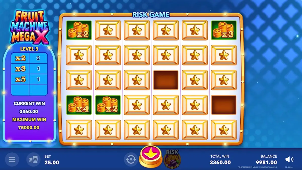 Fruit Machine Mega X Game Screenshot