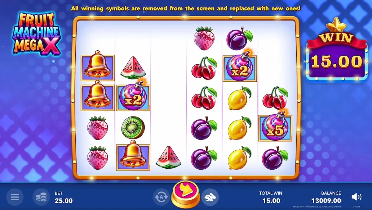 Fruit Machine Mega X Game Screenshot