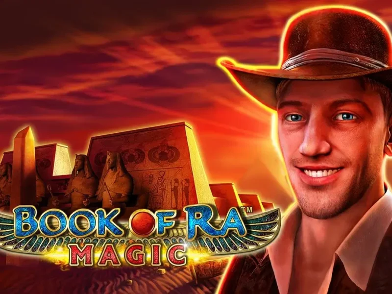Book of Ra Magic Slot Game Banner