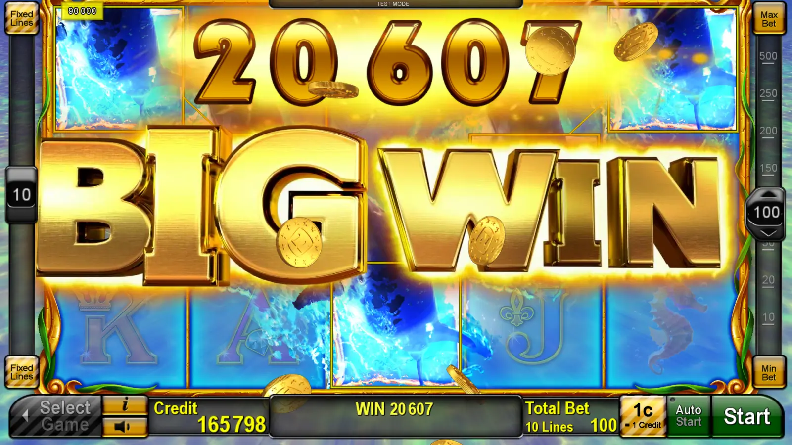 Cash Connection Dolphin’s Pearl Slot Game Screenshot