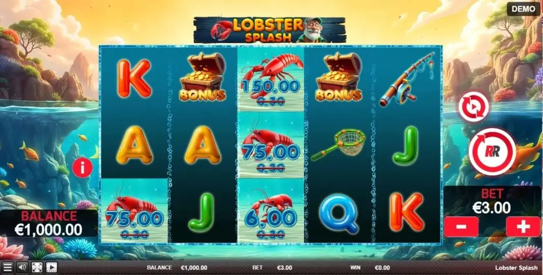 Lobster Splash Game Screenshot