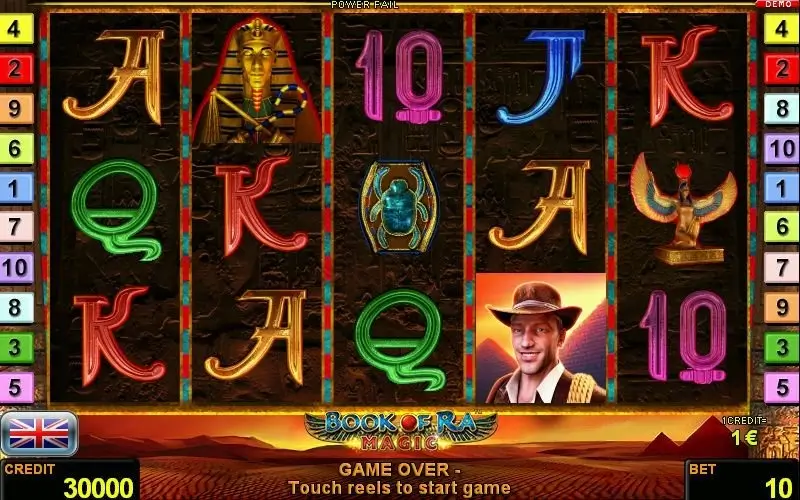Book of Ra Magic Slot Game Screenshot
