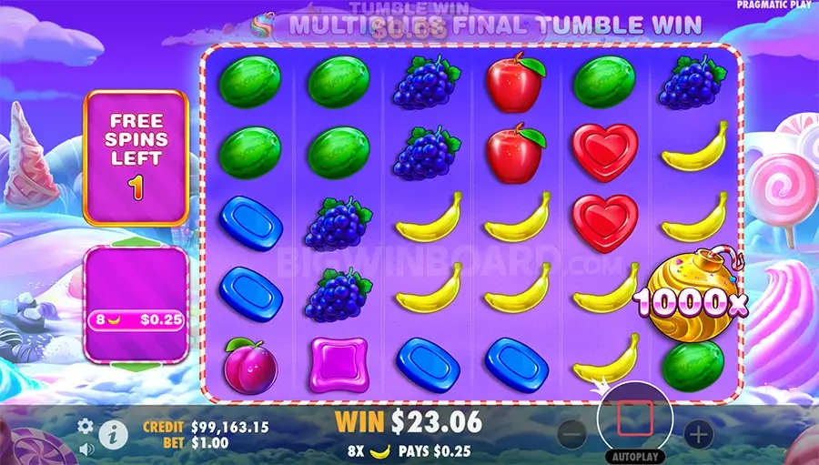 Sweet Bonanza 1000 Game Screenshot