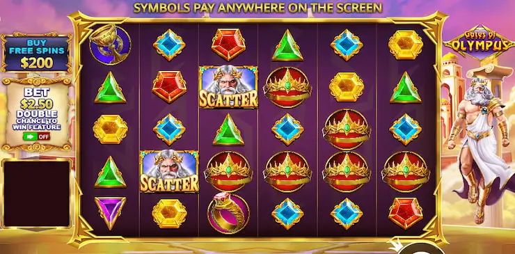 Gates Of Olympus Game Screenshot