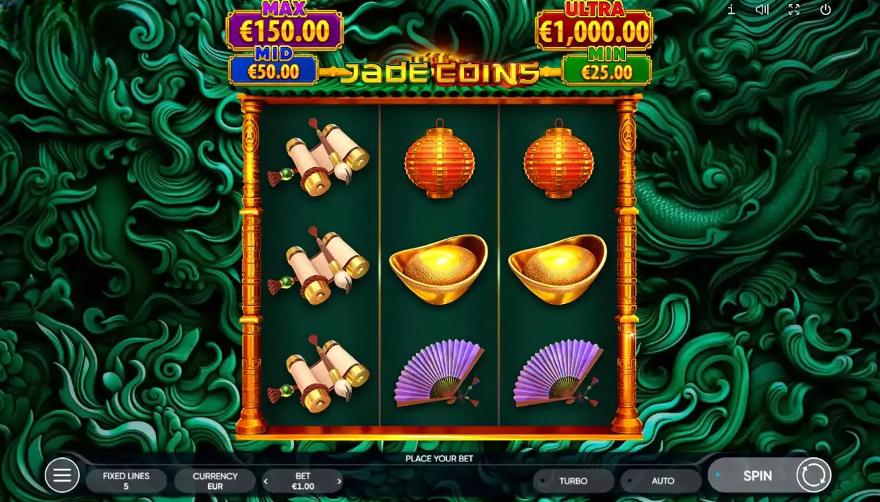 Jade Coins Slot Game Screenshot