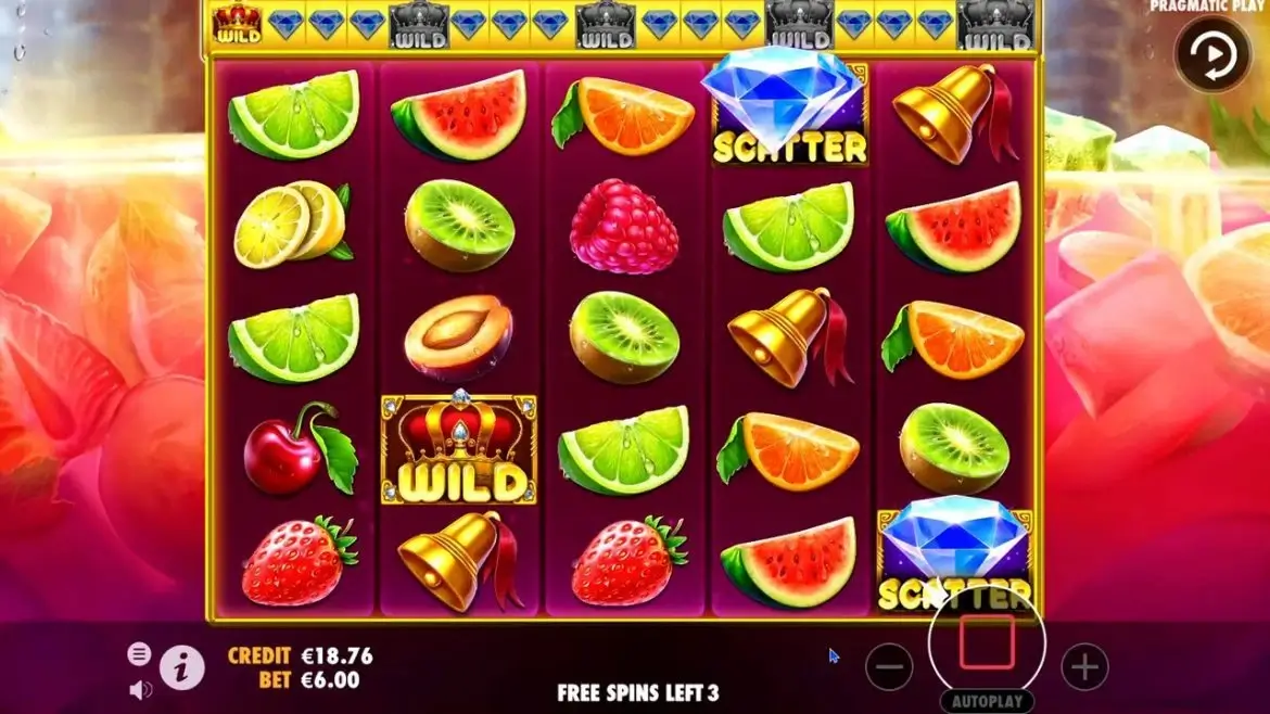 Juicy Fruits Sunshine Rich Slot Game Screenshot