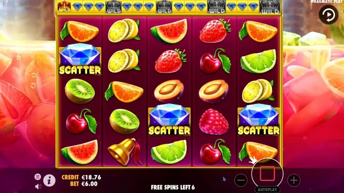 Juicy Fruits Sunshine Rich Slot Game Screenshot