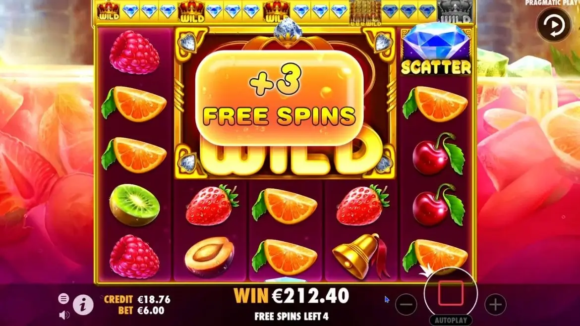 Juicy Fruits Sunshine Rich Slot Game Screenshot