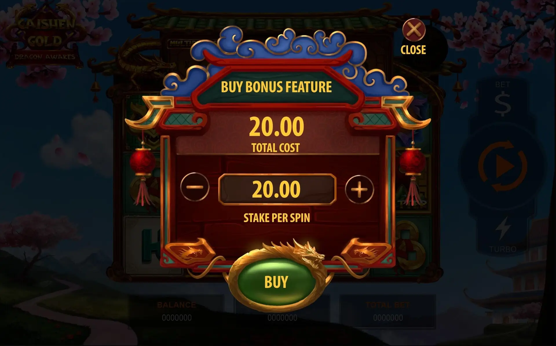 Caishen Gold: Dragon Awakes Slot Game Screenshot