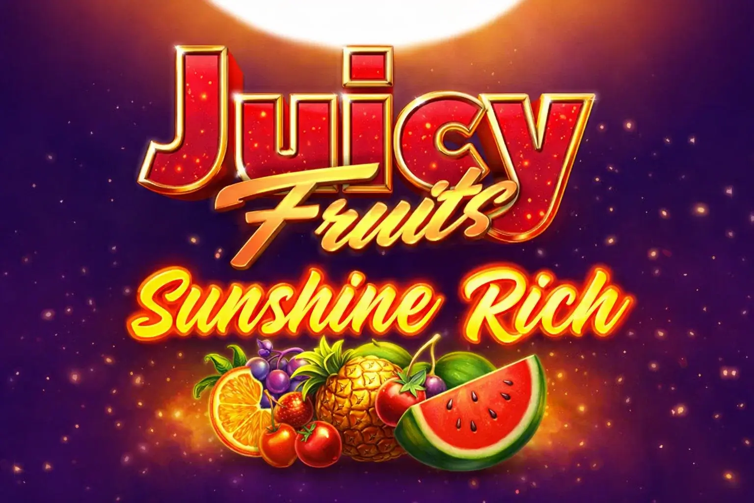 Juicy Fruits Sunshine Rich Slot Game Banner