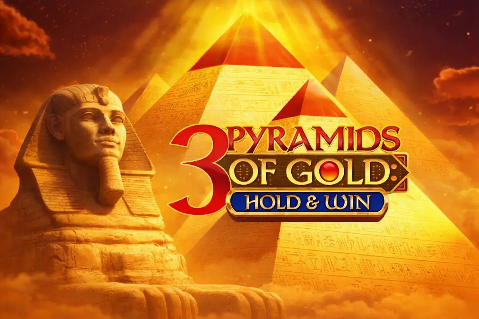 3 Pyramids of Gold Game Banner