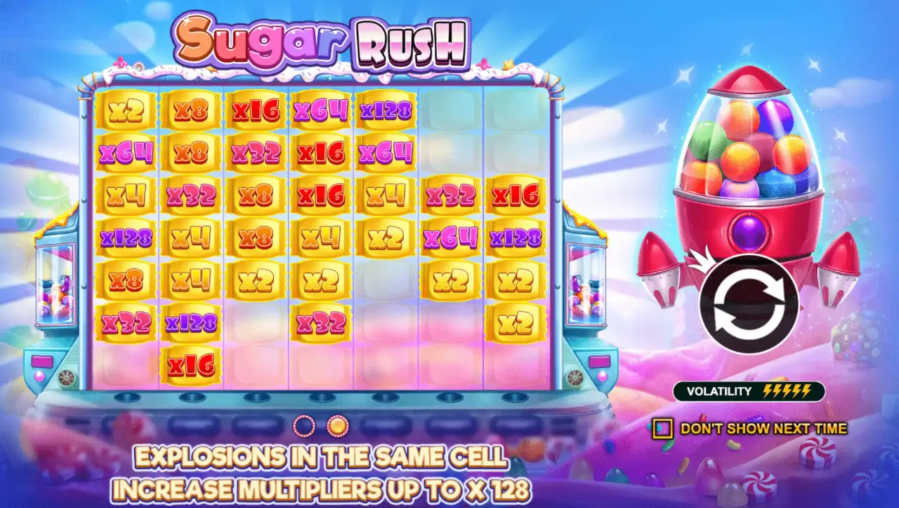 Sugar Rush 1000 Game Screenshot