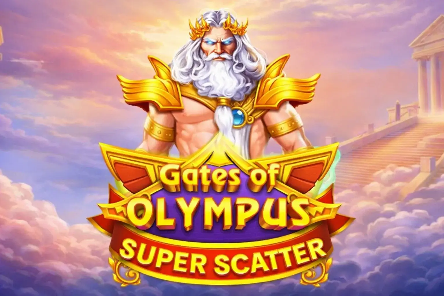 Gates of Olympus Super Scatter Game Banner