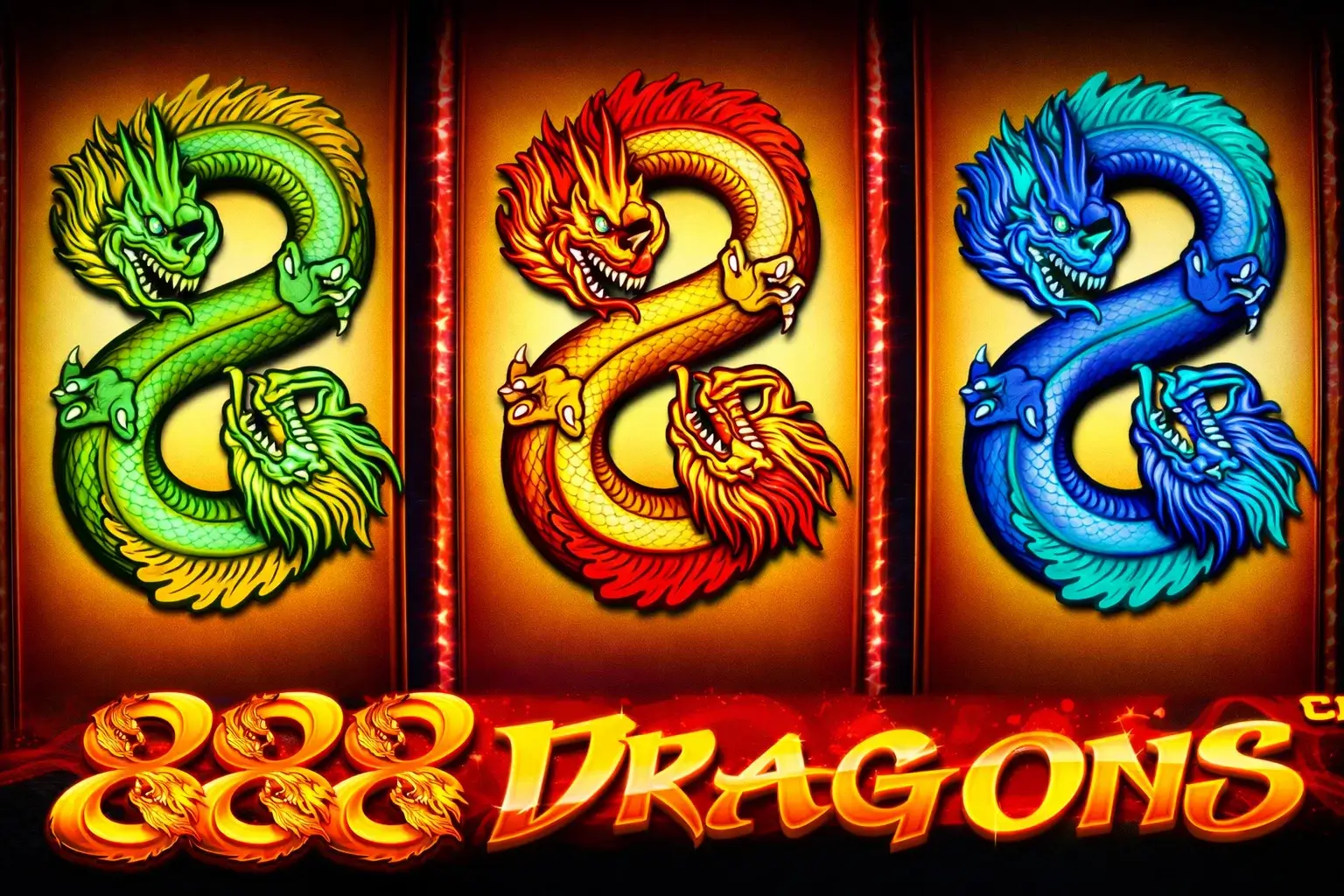 888 Dragons Game Banner