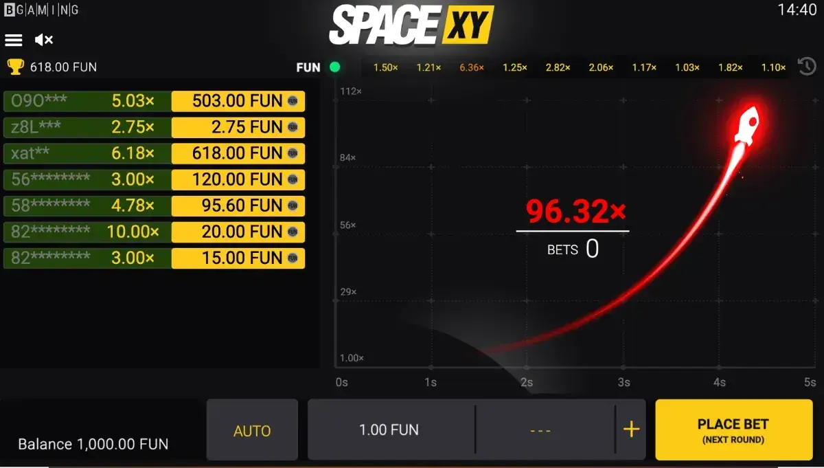 Space XY Game Screenshot