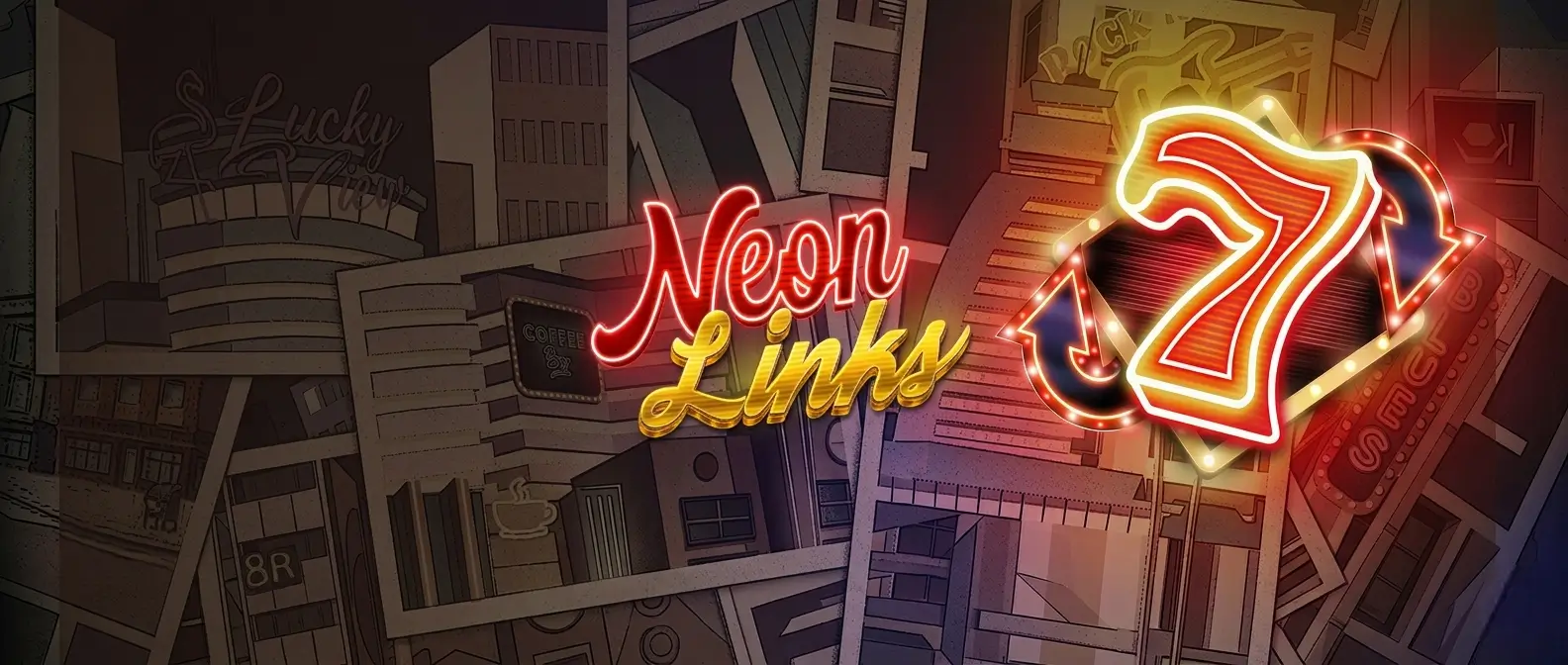 Neon links game banner