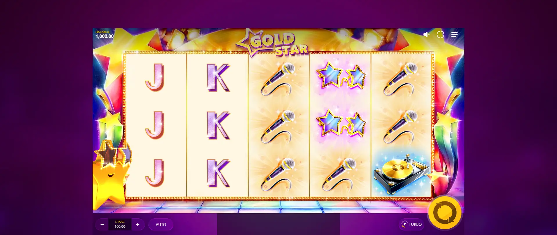 Gold star game screenshot