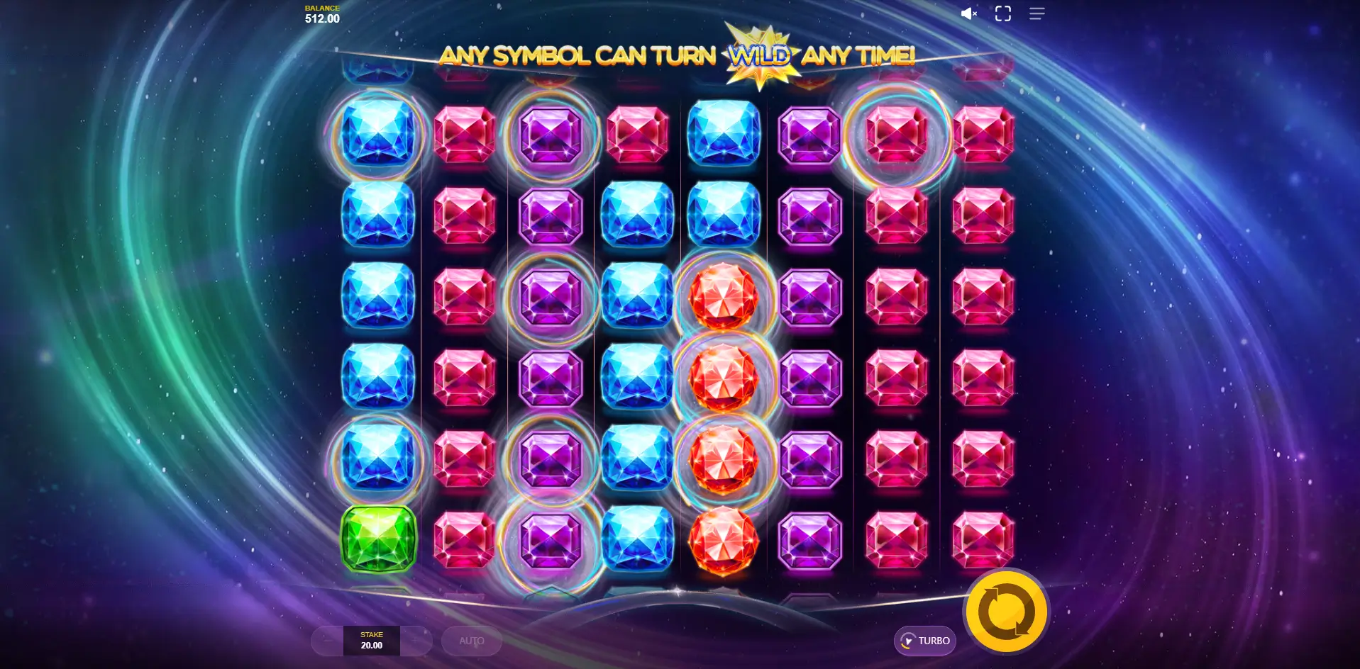 Gems Gone Wild Power Reels Game Screensho