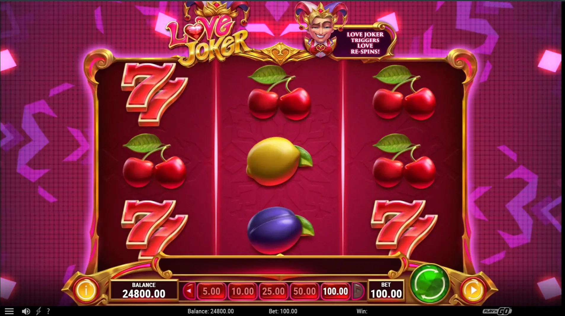 Love Joker game screenshot