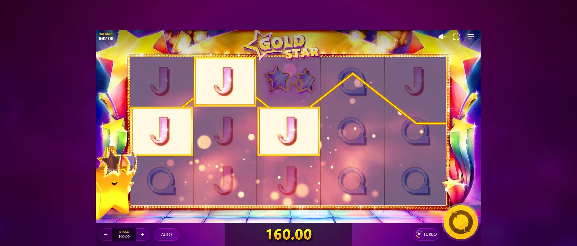 Gold star game screenshot