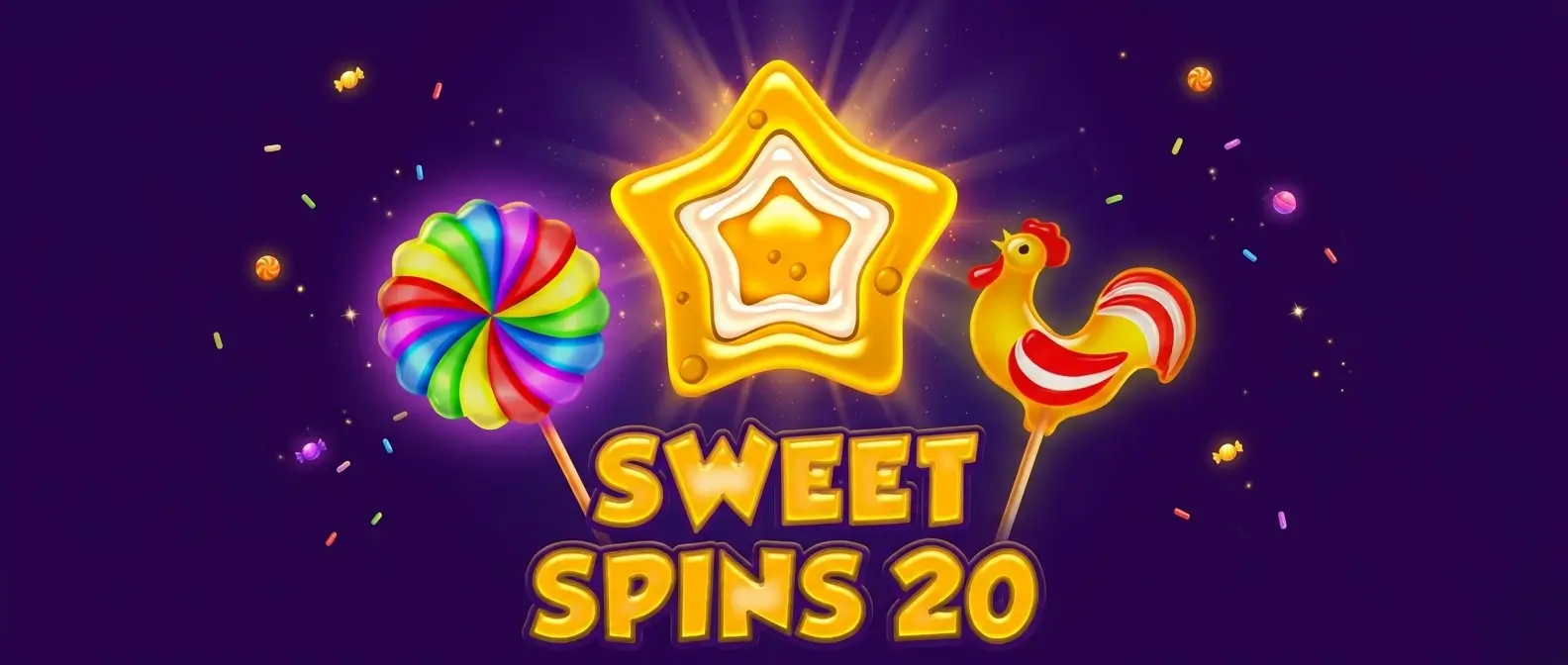 Sweet Spins 20 Game Banner