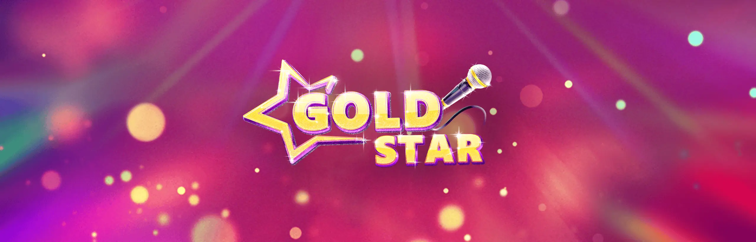 Gold star game banner