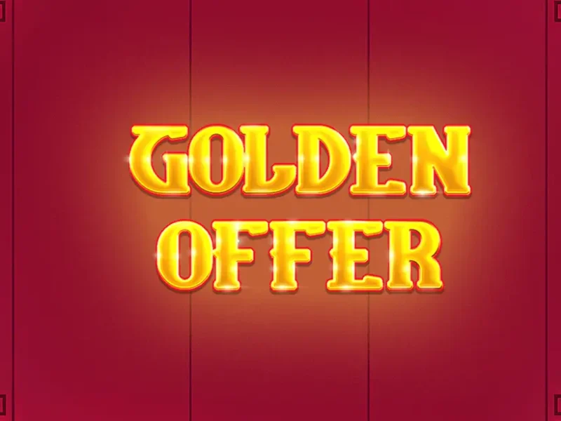 Golden Offer Game Banner