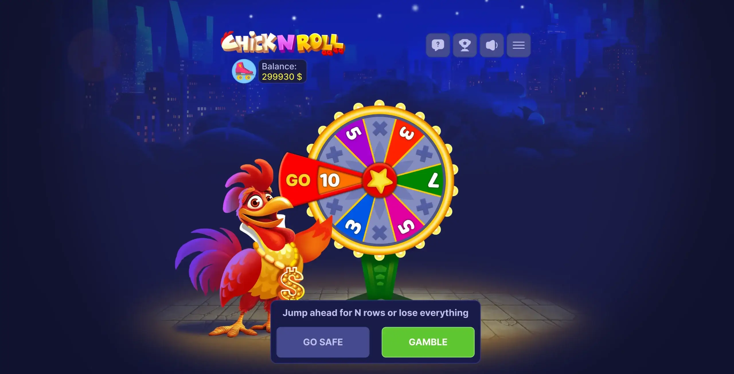 Chick'n'Rol Game Screenshot