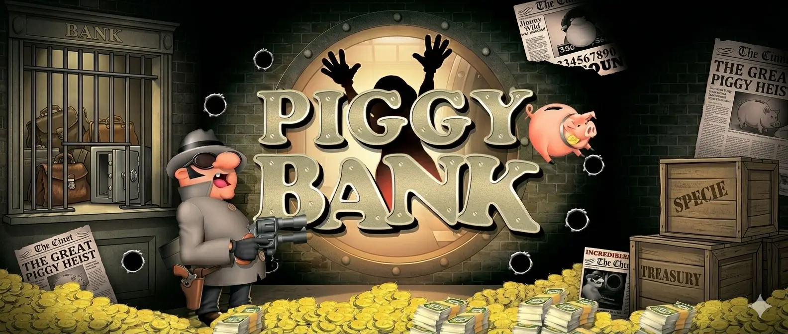 Piggy Bank Scratch Game Banner