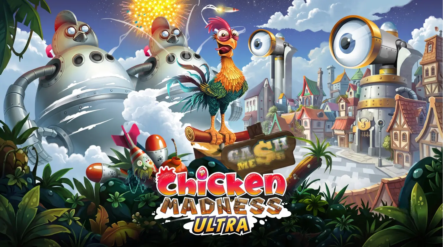 Chicken Madness Ultra Game Banner