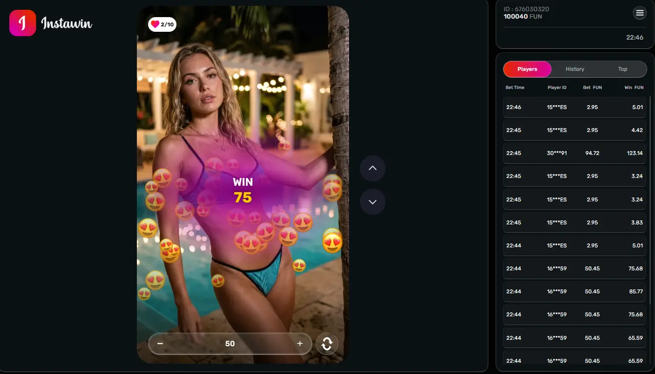 Instawin Game Screenshot