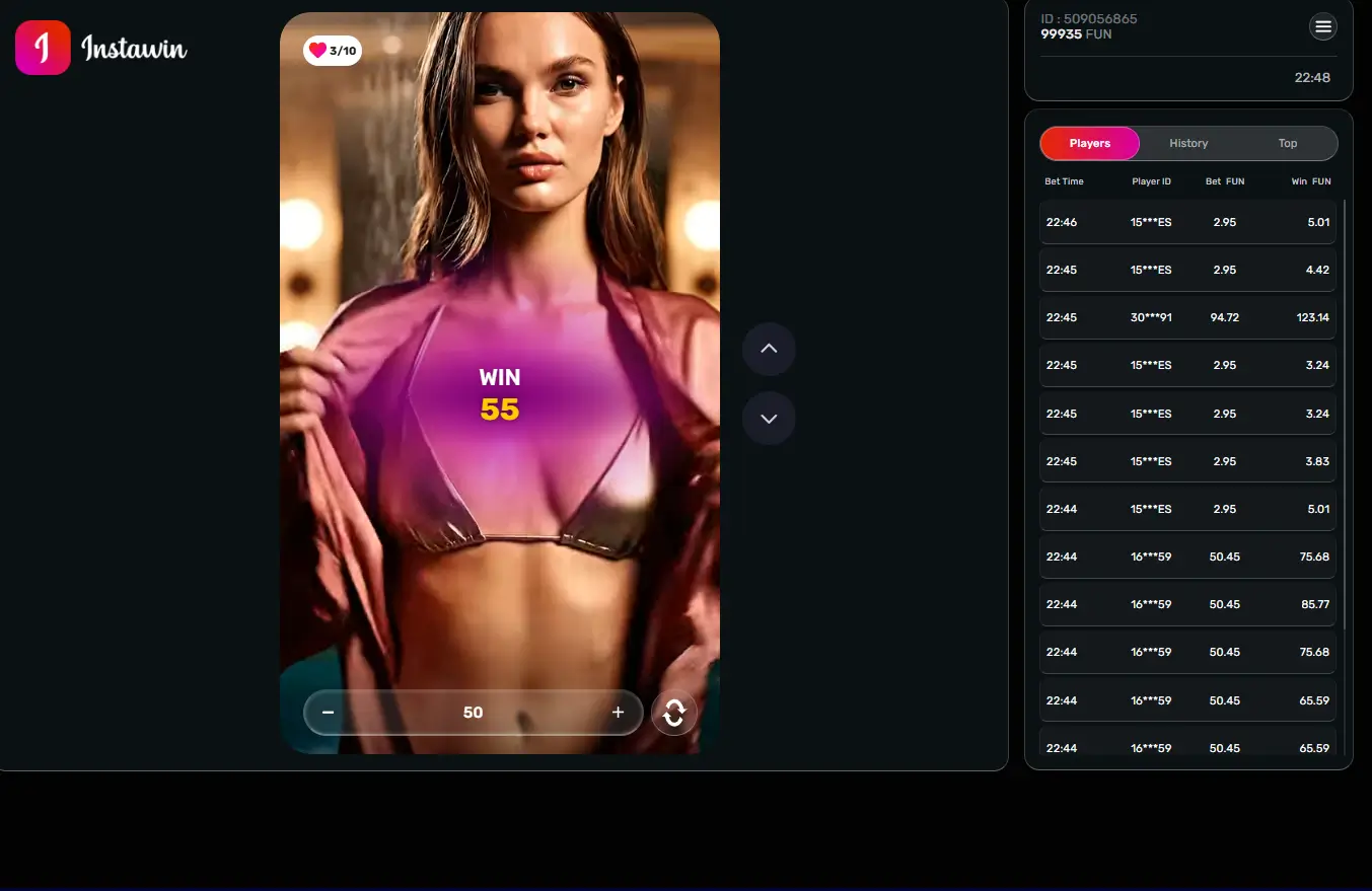 Instawin Game Screenshot