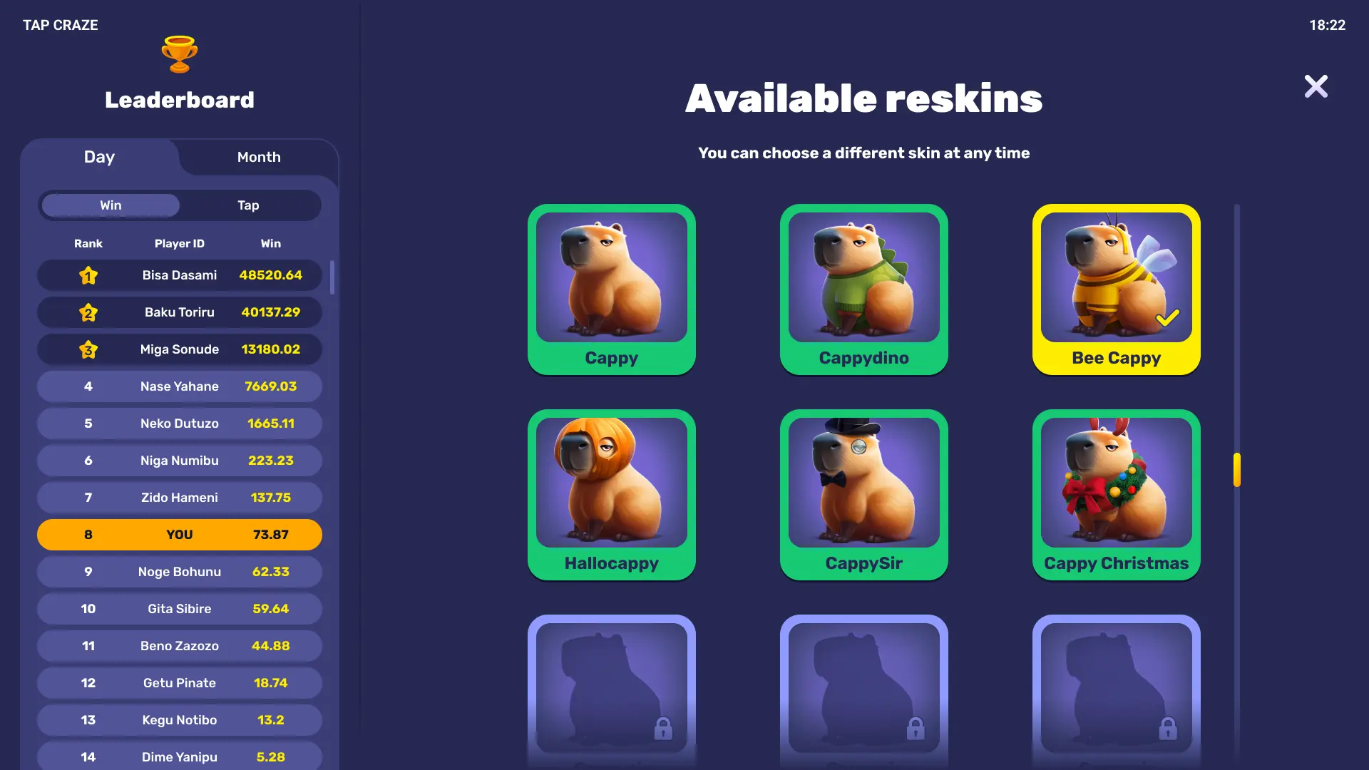 Tap Craze Game Screenshot