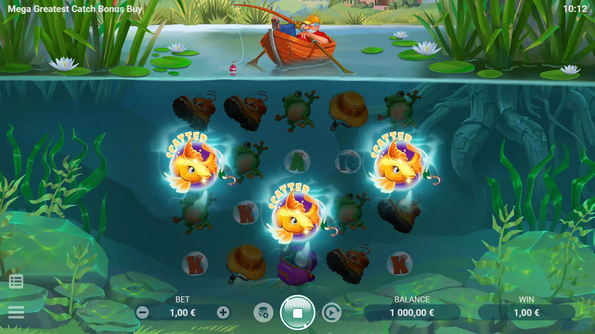 Mega Greatest Catch Bonus Buy Game Screenshot