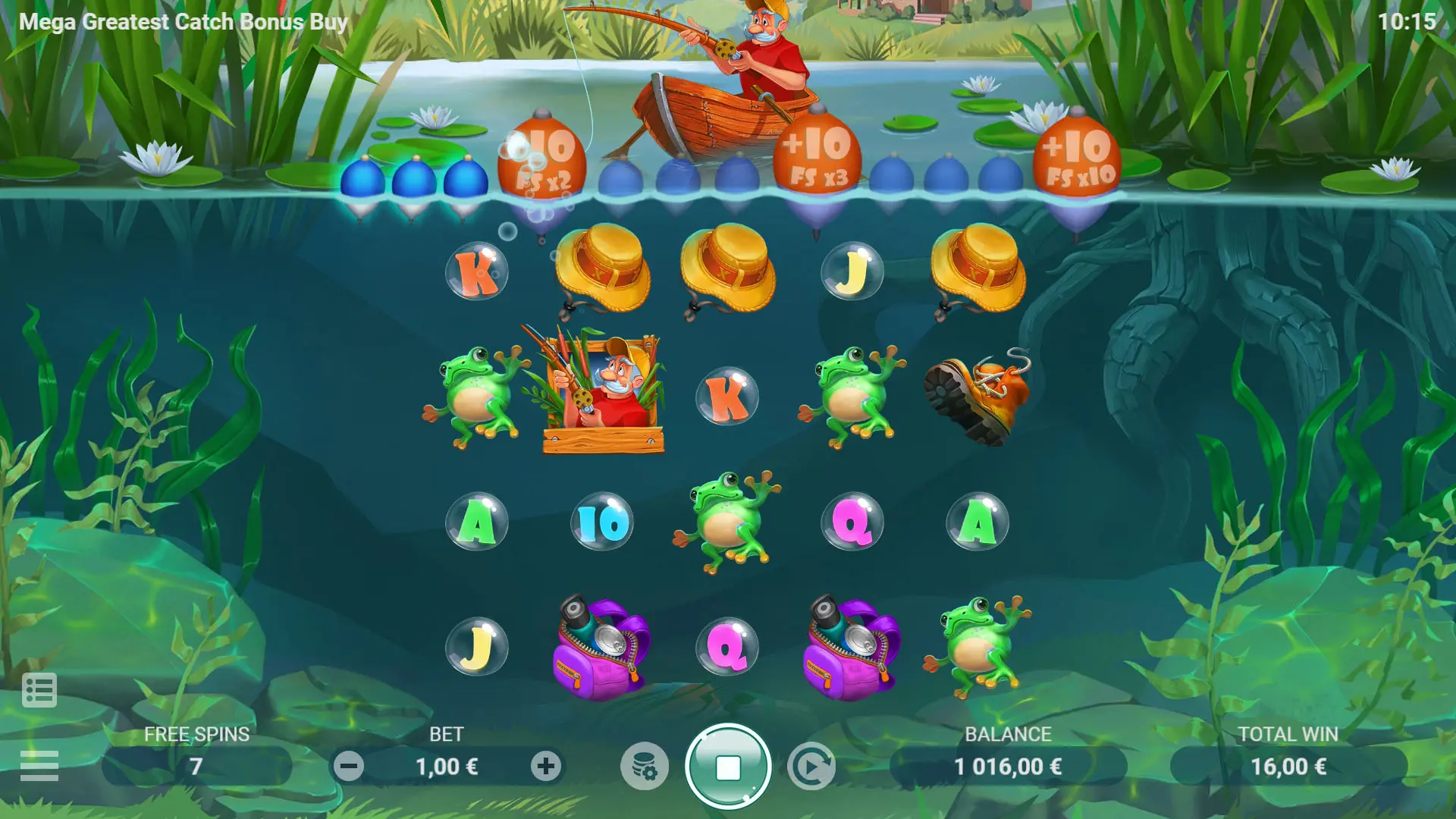 Mega Greatest Catch Bonus Buy Game Screenshot