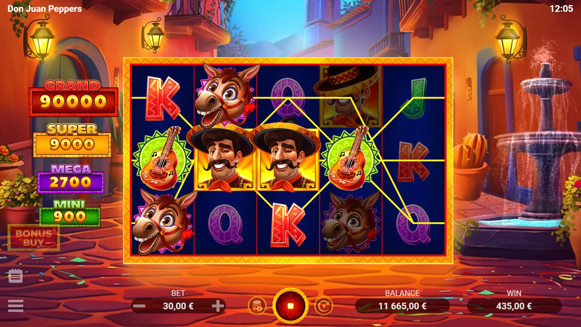 Don Juan Peppers Game Screenshot