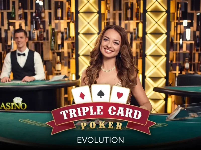 Triple Card Poker by Evolution