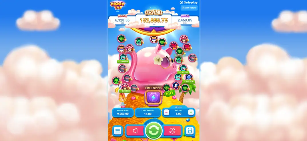 Piggy Tap Game Screenshot